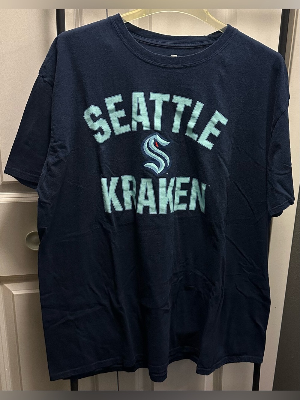 Seattle Kraken Navy Logo T-Shirt